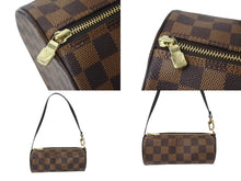Load image into Gallery viewer, 極美品 LOUIS VUITTON ルイヴィトン ハンドバッグ パピヨン30 ダミエキャンバス N51303 ブラウン ゴールド金具 中古 4b000993