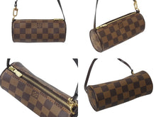 Load image into Gallery viewer, 極美品 LOUIS VUITTON ルイヴィトン ハンドバッグ パピヨン30 ダミエキャンバス N51303 ブラウン ゴールド金具 中古 4b000993