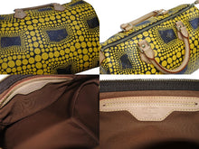 Load image into Gallery viewer, 新品同様 LOUIS VUITTON ルイヴィトン スピーディ30 草間彌生 コラボ 2012年 M40692 パンプキンドット イエロー 中古 4b000997