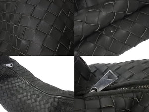 BOTTEGA VENETA ボッテガヴェネタ イントレチャート ザ ジョディマキシ ショルダーバッグ レザー P01492354Z グリーン 美品 中古 4b001004