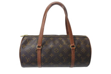 Load image into Gallery viewer, LOUIS VUITTON ルイヴィトン パピヨン30 ハンドバッグ M51385 筒型 モノグラムキャンバス ブラウン 美品 中古 4b001006