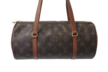 Load image into Gallery viewer, LOUIS VUITTON ルイヴィトン パピヨン30 ハンドバッグ M51385 筒型 モノグラムキャンバス ブラウン 美品 中古 4b001006