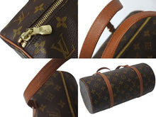 Load image into Gallery viewer, LOUIS VUITTON ルイヴィトン パピヨン30 ハンドバッグ M51385 筒型 モノグラムキャンバス ブラウン 美品 中古 4b001006