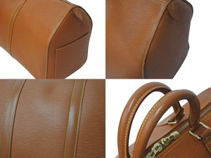 LOUIS VUITTON ルイヴィトン エピ キーポル50 ボストンバッグ ハンドバッグ M42968 エピレザー ブラウン ゴールド金具 美品 中古 4b001008