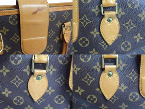 LOUIS VUITTON ルイヴィトン リヴォリ ハンドバッグ M53380 モノグラム PVC ブラウン 美品 中古 4b001012
