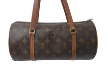 Load image into Gallery viewer, LOUIS VUITTON ルイヴィトン パピヨン30 ハンドバッグ M51385 筒型 モノグラムキャンバス ブラウン 良品 中古 4b001014