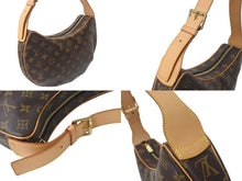 Load image into Gallery viewer, LOUIS VUITTON ルイヴィトン クロワッサンMM ショルダーバッグ M51512 モノグラムキャンバス ブラウン 美品 中古 4b001024