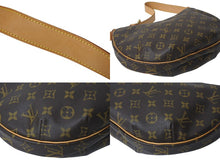 Load image into Gallery viewer, LOUIS VUITTON ルイヴィトン クロワッサンMM ショルダーバッグ M51512 モノグラムキャンバス ブラウン 美品 中古 4b001024
