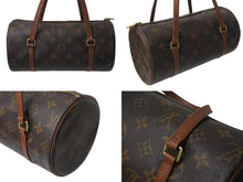Load image into Gallery viewer, 極美品 LOUIS VUITTON ルイヴィトン パピヨン26 ハンドバッグ M51386 モノグラム PVC レザー ブラウン ゴールド金具 中古 4b001025