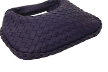 Load image into Gallery viewer, 極美品 BOTTEGAVENETA ボッテガヴェネタ イントレチャート ホーボー ミニ ハンドバッグ 189227 レザー パープル ゴールド金具 中古 4b001027