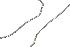 極美品 CHANEL シャネル クリアライトストーンココマークネックレス 06V刻印 重量約4.5 シルバー メタル ラインストーン 中古 4b001032