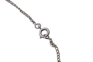 極美品 CHANEL シャネル クリアライトストーンココマークネックレス 06V刻印 重量約4.5 シルバー メタル ラインストーン 中古 4b001032
