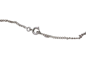 極美品 CHANEL シャネル クリアライトストーンココマークネックレス 06V刻印 重量約4.5 シルバー メタル ラインストーン 中古 4b001032