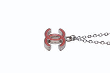 Load image into Gallery viewer, 極美品 CHANEL シャネル ココマークネックレス 00C刻印 重量約5.1g ピンク シルバー メタル シルバー金具 中古 4b001044