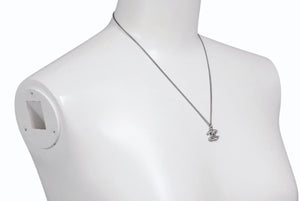 極美品 CHANEL シャネル ココマーク ネックレス アクセサリー メタル スクエアラインストーン シルバー 重量5.7g 中古 4b001052