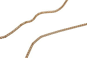 極美品 CHANEL シャネル ココマークネックレス 03A刻印 重量5.2g ゴールド メタル ラインストーン 中古 4b001053