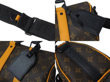 Load image into Gallery viewer, LOUIS VUITTON ルイヴィトン モノグラムマカサー キーポル バンドリエール 25 M46687 ブラウン ブラック金具 美品 中古 4b001072