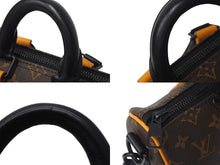 Load image into Gallery viewer, LOUIS VUITTON ルイヴィトン モノグラムマカサー キーポル バンドリエール 25 M46687 ブラウン ブラック金具 美品 中古 4b001072