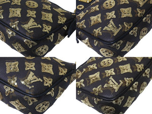 LOUIS VUITTON ルイヴィトン ハンドバッグ エクリプスポシェットアクセソワール M40248 スパンコール モノグラム 美品 中古 4b001081