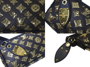 LOUIS VUITTON ルイヴィトン ハンドバッグ エクリプスポシェットアクセソワール M40248 スパンコール モノグラム 美品 中古 4b001081