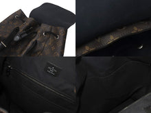 Load image into Gallery viewer, LOUIS VUITTON ルイヴィトン クリストファー MM リュック バックパック M43735 モノグラムマカサー PVC レザー 美品 中古 4b001083