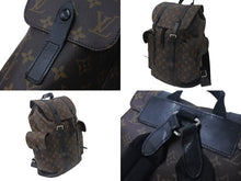 Load image into Gallery viewer, LOUIS VUITTON ルイヴィトン クリストファー MM リュック バックパック M43735 モノグラムマカサー PVC レザー 美品 中古 4b001083