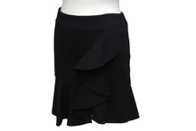 Load image into Gallery viewer, 極美品 BALENCIAGA バレンシアガ スカート 203986 サイズ36 レーヨン ナイロン キュプラ ブラック フランス製 中古 4b001084