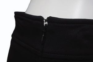 極美品 BALENCIAGA バレンシアガ スカート 203986 サイズ36 レーヨン ナイロン キュプラ ブラック フランス製 中古 4b001084
