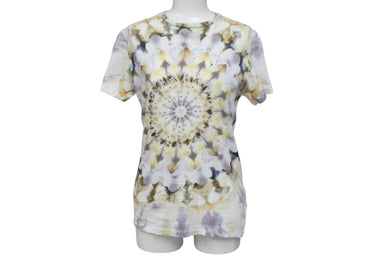 新品同様 Christian Dior クリスチャンディオール 半袖Tシャツ 923T03KA428 サイズS 万華鏡 プリント ホワイト マルチカラー 中古 4b001086