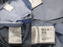Load image into Gallery viewer, 極美品 CHANEL シャネル ココマーク ワイドデニムパンツ スパンコール刺繍 P75557V67154 コットン ブルー ゴールド サイズ36 中古 4b001103