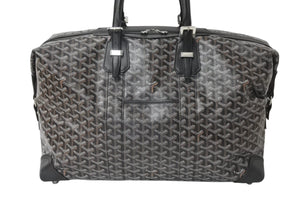 GOYARD ゴヤール ボストンバッグ バックボーイング45 ブラック ロゴ 美品 中古 4b001115