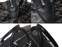 Load image into Gallery viewer, GOYARD ゴヤール ボストンバッグ バックボーイング45 ブラック ロゴ 美品 中古 4b001115