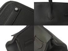 Load image into Gallery viewer, HERMES エルメス バーキン40 カーキ トゴ 40cm □P刻印 シルバー金具 ハンドバッグ 美品 中古 4b001117