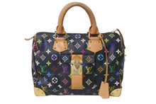 Load image into Gallery viewer, LOUIS VUITTON ルイヴィトン スピーディ30 ハンドバッグ M92642 モノグラム マルチカラー ブラック ゴールド金具 美品 中古 4b001120