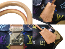 Load image into Gallery viewer, LOUIS VUITTON ルイヴィトン スピーディ30 ハンドバッグ M92642 モノグラム マルチカラー ブラック ゴールド金具 美品 中古 4b001120