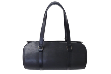 極美品 LOUIS VUITTON ルイヴィトン スフロ ハンドバッグ M52862 エピ レザー ブラック ゴールド金具 中古 4b001135