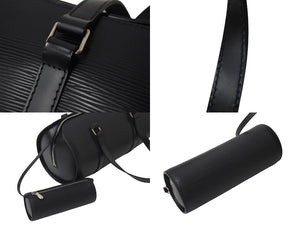 極美品 LOUIS VUITTON ルイヴィトン スフロ ハンドバッグ M52862 エピ レザー ブラック ゴールド金具 中古 4b001135