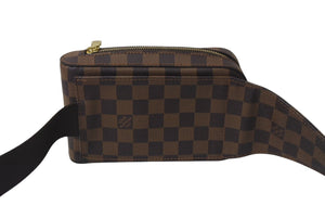 極美品 LOUIS VUITTON ルイヴィトン ジェロニモス ウエストバッグ ボディバッグ N51994 ダミエ ブラウン 中古 4b001136