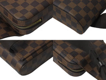 Load image into Gallery viewer, 極美品 LOUIS VUITTON ルイヴィトン ジェロニモス ウエストバッグ ボディバッグ N51994 ダミエ ブラウン 中古 4b001136