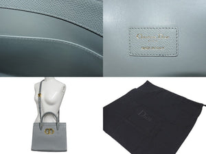 Christian Dior クリスチャンディオール ST HONORE サントノレ 30 モンテーニュ ミディアム 2WAYトートバッグ グレー 美品 中古 4b001149