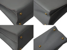 Load image into Gallery viewer, Christian Dior クリスチャンディオール ST HONORE サントノレ 30 モンテーニュ ミディアム 2WAYトートバッグ グレー 美品 中古 4b001149