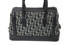 Load image into Gallery viewer, Christian Dior クリスチャンディオール トロッター ドクターズ ハンドバッグ ブラック キャンバス 美品 中古 4b001153