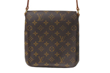 Load image into Gallery viewer, LOUIS VUITTON ルイヴィトン モノグラム ミュゼットサルサ ショルダーバッグ M51258 ブラウン PVC ヌメ革 ゴールド金具 美品 中古 4b001164