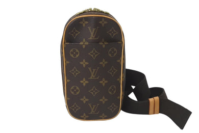 LOUIS VUITTON ルイヴィトン ポシェットガンジュ ボディバッグ M51870 モノグラム 美品 中古 4b001165