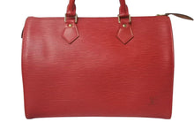 Load image into Gallery viewer, LOUIS VUITTON ルイヴィトン スピーディ30 ハンドバッグ M43007 エピ レザー レッド ゴールド金具 美品 中古 4b001169