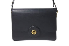 Load image into Gallery viewer, LOUIS VUITTON ルイヴィトン フリーラン エピ ワンショルダーバッグ M52415 ブラック ブルー エピレザー ゴールド金具 美品 中古 4b001172