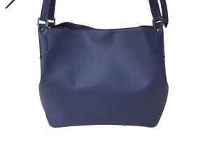 LOUIS VUITTON ルイヴィトン エピ マンダラ MM ショルダーバッグ M5889G エピレザー ブルー シルバー金具 美品 中古 4b001173