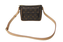 Load image into Gallery viewer, 新品同様 LOUIS VUITTON ルイヴィトン ショルダーバッグ M51165 ヴィバシテPM ブラウン モノグラム ゴールド金具 中古 4b001184