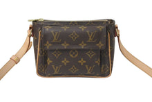 Load image into Gallery viewer, 新品同様 LOUIS VUITTON ルイヴィトン ショルダーバッグ M51165 ヴィバシテPM ブラウン モノグラム ゴールド金具 中古 4b001184