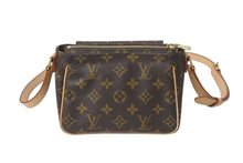 Load image into Gallery viewer, 新品同様 LOUIS VUITTON ルイヴィトン ショルダーバッグ M51165 ヴィバシテPM ブラウン モノグラム ゴールド金具 中古 4b001184